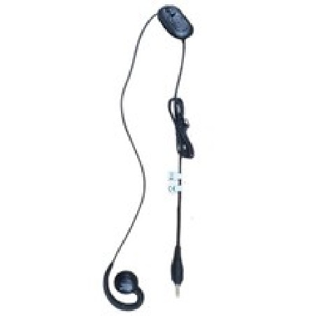 Over the ear headset (3.5mm) w/mic and PTT button w/clip.