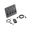 Zebra KT: MT20X0 4 Bay Bat Charger,PS,US LC