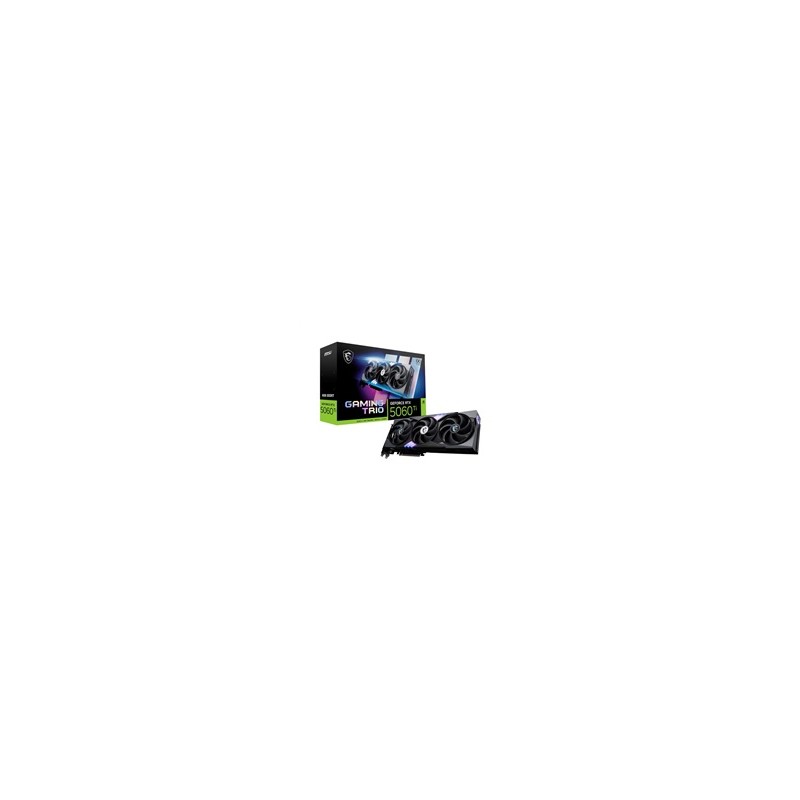 MSI VGA NVIDIA GeForceRTX 5060 Ti 8G GAMING TRIO OC, RTX 5060 Ti, 8GB GDDR7, 3xDP, 1xHDMI