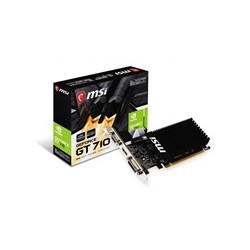 MSI VGA NVIDIA GeForce GT 710 2GD3H LP, 2G DDR3, 1xHDMI, 1xVGA, 1xDVI