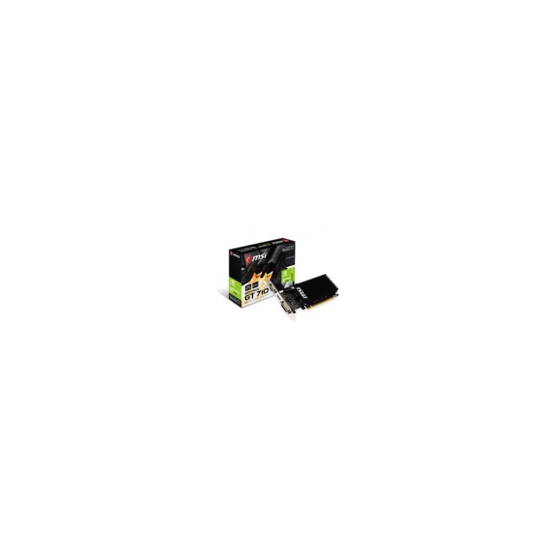 MSI VGA NVIDIA GeForce GT 710 2GD3H LP, 2G DDR3, 1xHDMI, 1xVGA, 1xDVI