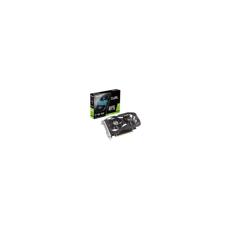 ASUS VGA NVIDIA GeForce RTX 3050 DUAL OC 6GB, RTX 3050, 6GB GDDR6, 1xDP, 1xHDMI, 1xDVI