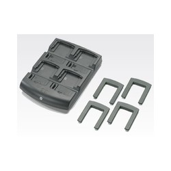 Zebra MC7X MC3XXX 4-Slot BATT Chrgr/W/OUT PSU DC Cable + Line Cord