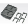 Zebra MC7X MC3XXX 4-Slot BATT Chrgr/W/OUT PSU DC Cable + Line Cord