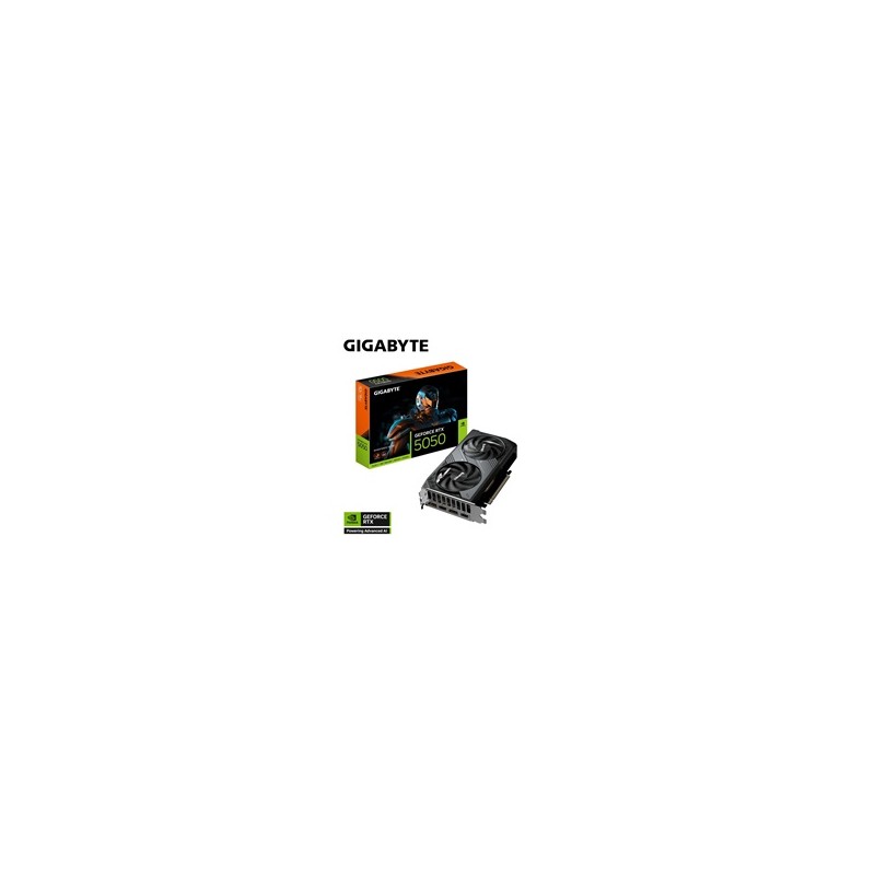 GIGABYTE VGA NVIDIA GeForce RTX 5050 WINDFORCE OC 8G, 8G GDDR6, 2xDP, 2xHDMI
