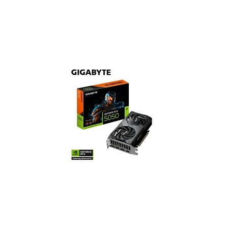 GIGABYTE VGA NVIDIA GeForce RTX 5050 WINDFORCE OC 8G, 8G GDDR6, 2xDP, 2xHDMI