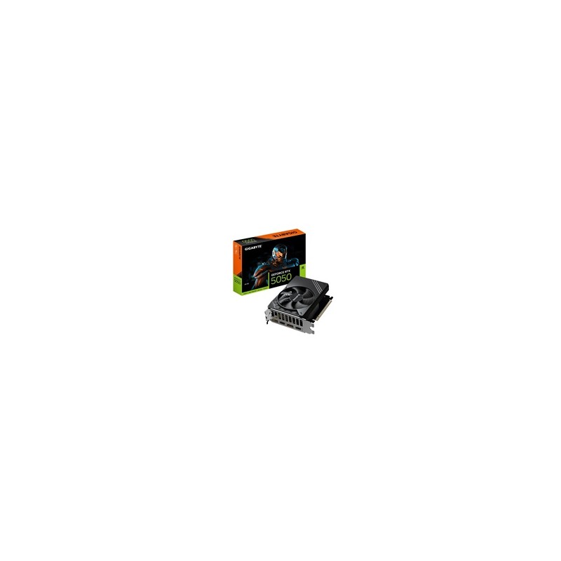 GIGABYTE VGA NVIDIA GeForce RTX 5050 D6 8G, RTX 5050, 8G GDDR6, 2xDP, 2xHDMI