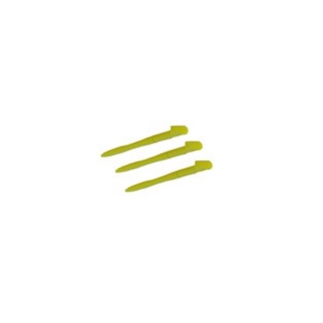 Zebra Short Yellow Stylus/Pack OF 3