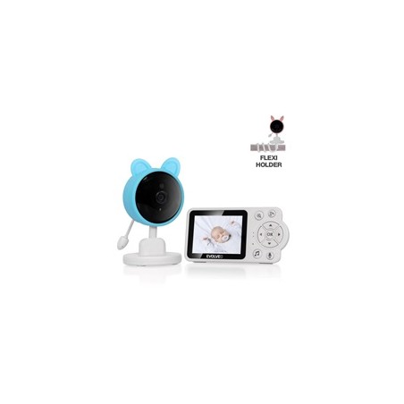 EVOLVEO Baby Monitor N3, LCD displej, IR přísvit, modrá