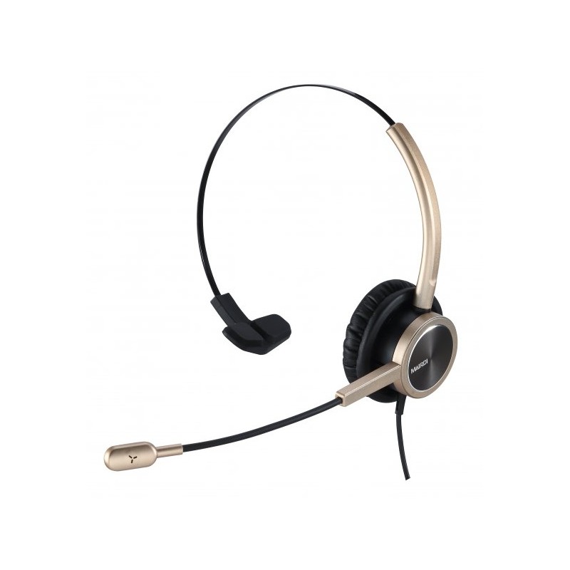 WELL Mairdi MRD-809G, náhlavka jednoušní, gold