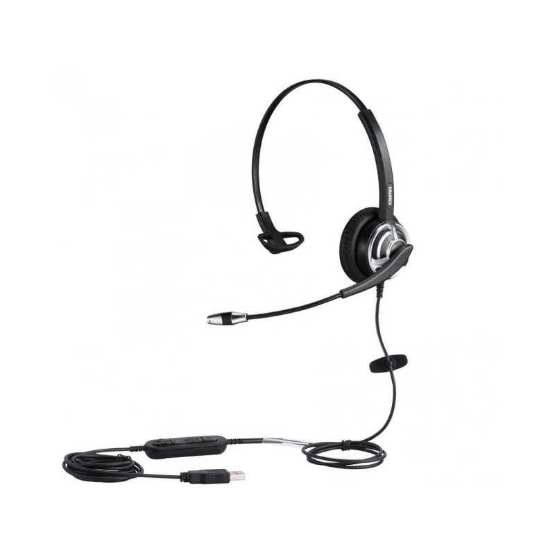 WELL Mairdi MRD-805 USB, náhlavka jednoušní (USB s ovládáním hlasitosti)
