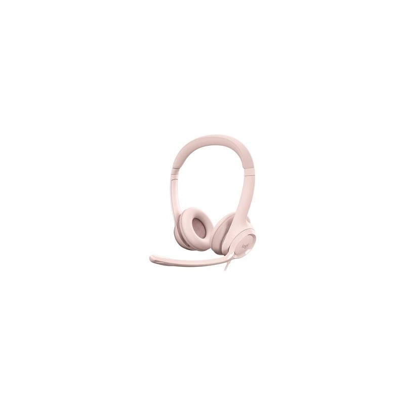 Náhl. sada Logitech Stereo USB Headset H390,růžová