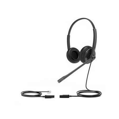 Yealink YHS34 Dual náhlavní souprava na obě uši s QD-RJ9 konektory