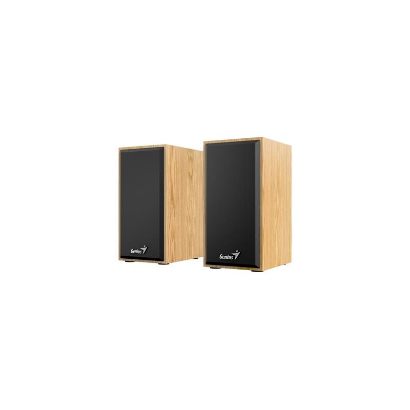 GENIUS Reproduktor SP-HF180, 3.5mm jack, 6W, světlé dřevo