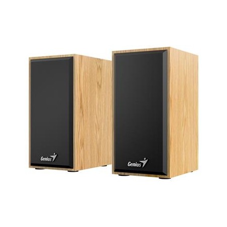 GENIUS Reproduktor SP-HF180, 3.5mm jack, 6W, světlé dřevo