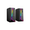 C-TECH reproduktory SPK-17, 2.0, RGB, černá