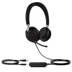 UH38 Dual UC -BAT/Stereo/ANC/USB/Drát/BT/Bezdrát/Černá