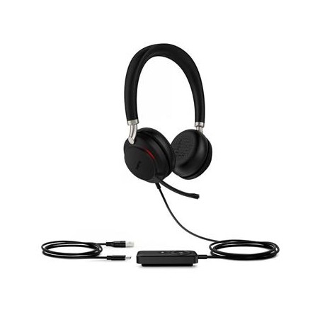 UH38 Dual UC -BAT/Stereo/ANC/USB/Drát/BT/Bezdrát/Černá