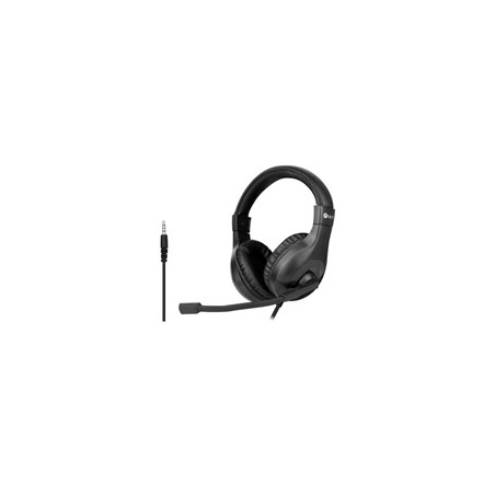 C-TECH Sluchátka MHS-05, 3,5mm jack, k PC, černá