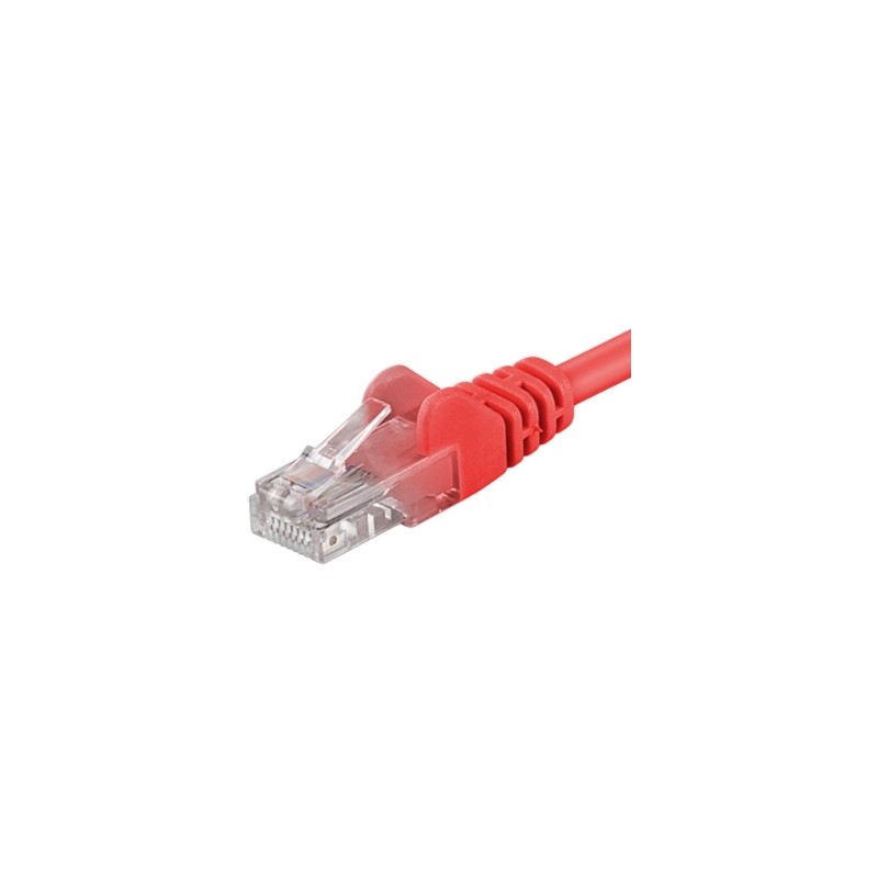 PremiumCord Patch kabel UTP RJ45-RJ45 level 5e 2m červená