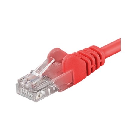 PremiumCord Patch kabel UTP RJ45-RJ45 level 5e 2m červená