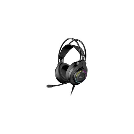 GENIUS sluchátka s mikrofonem GX GAMING HS-GX580U, USB, RGB, černá