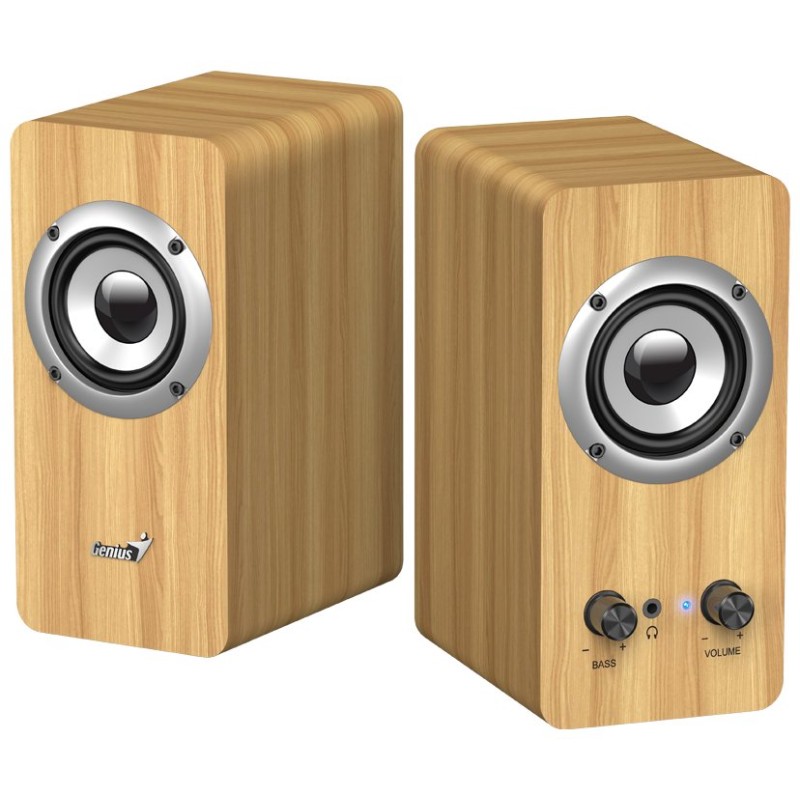 GENIUS SP-HF400 reproduktory, světlé dřevo