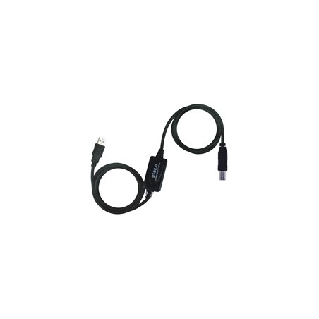 PREMIUMCORD USB 2.0 repeater a propojovací kabel A/M-B/M 15m