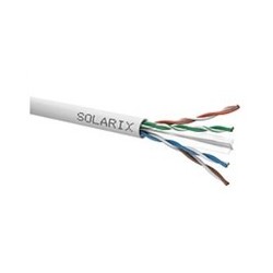 Instalační kabel Solarix UTP, Cat6, drát, PVC, box 305m