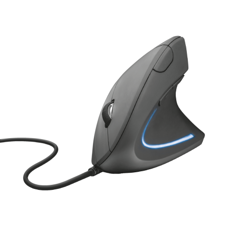 TRUST Myš Verto ergonomic mouse USB, black (černá)