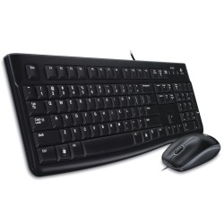 set Logitech MK120, drátový, USB, CZ/SK