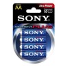 Sony Stamina Plus Alkaline AA 1.5V/LR6 1.5V 4PK