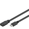 PREMIUMCORD USB- C prodlužovací kabel (USB 3.1 generation 1), C/M - C/F, 1m
