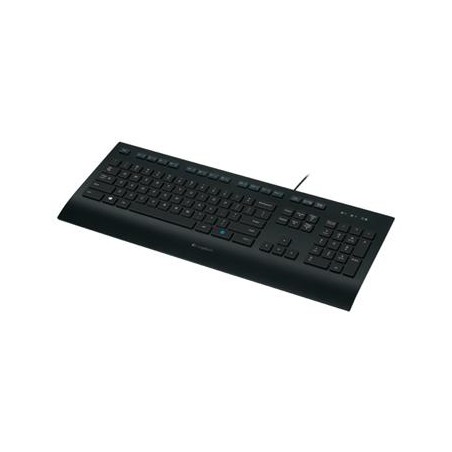 Logitech K280e/Drátová USB/US layout/Černá