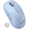 GENIUS myš NX-8080S BT/ duální Bluetooth + 2,4GHz/ 1600 dpi/ Copilot/ bezdrátová/ tichá/ modrá