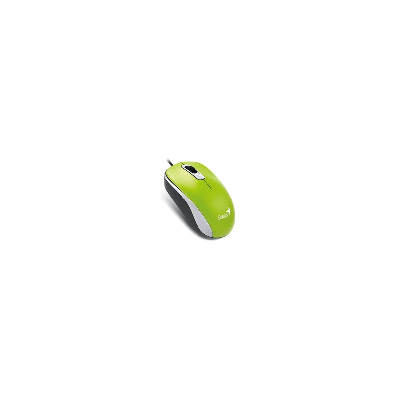 GENIUS myš DX-110, drátová, 1000 dpi, USB, zelená