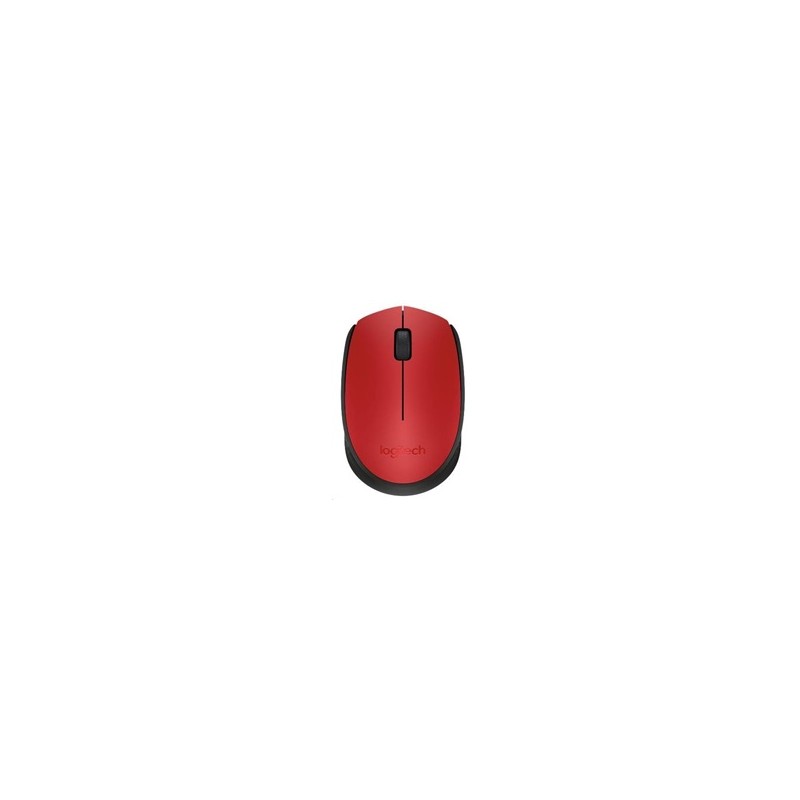 Logitech Wireless Mouse M171, red