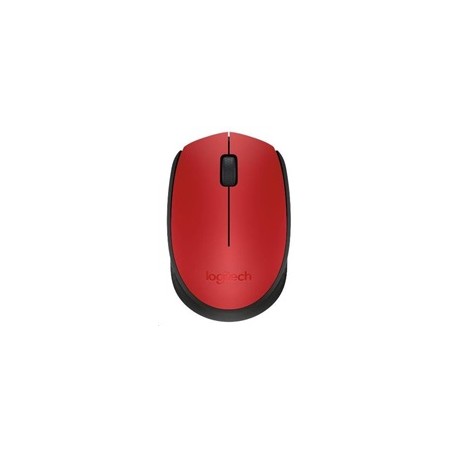 Logitech Wireless Mouse M171, red