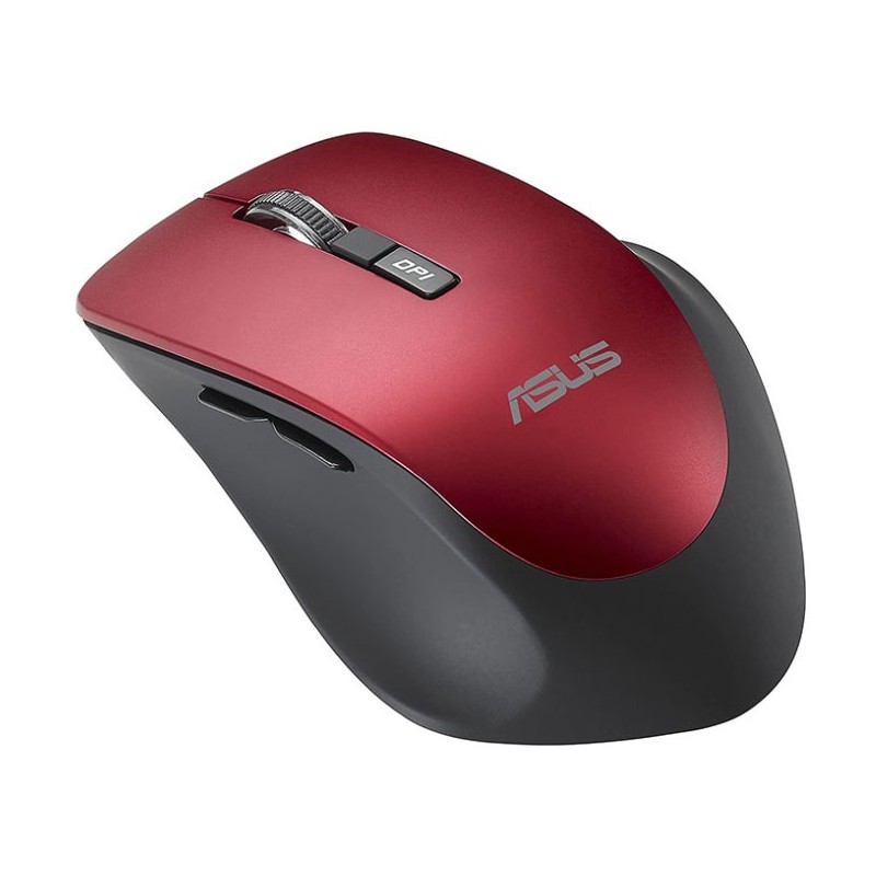 ASUS WT425 Optická myš, bezdrátová, červená