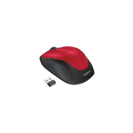Logitech Wireless Mouse M235, red