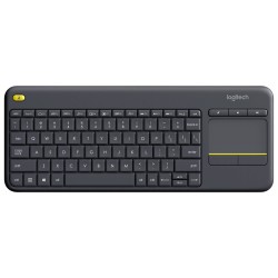 Logitech K400 plus/Bezdrátová USB/US layout/Černá