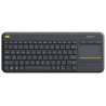 Logitech K400 plus/Bezdrátová USB/US layout/Černá