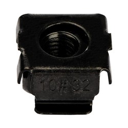 Startech 10-32 Cage Nuts - Black/.