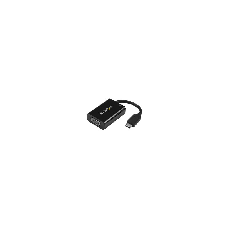 Startech USB-C TO VGA - Power Delivery/USB Type-C VGA W/ Power Delivery