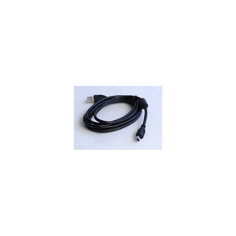 GEMBIRD Kabel USB 2.0 A-Mini B (5pin) propojovací, HQ s ferritovým jádrem, 1,8m, černý