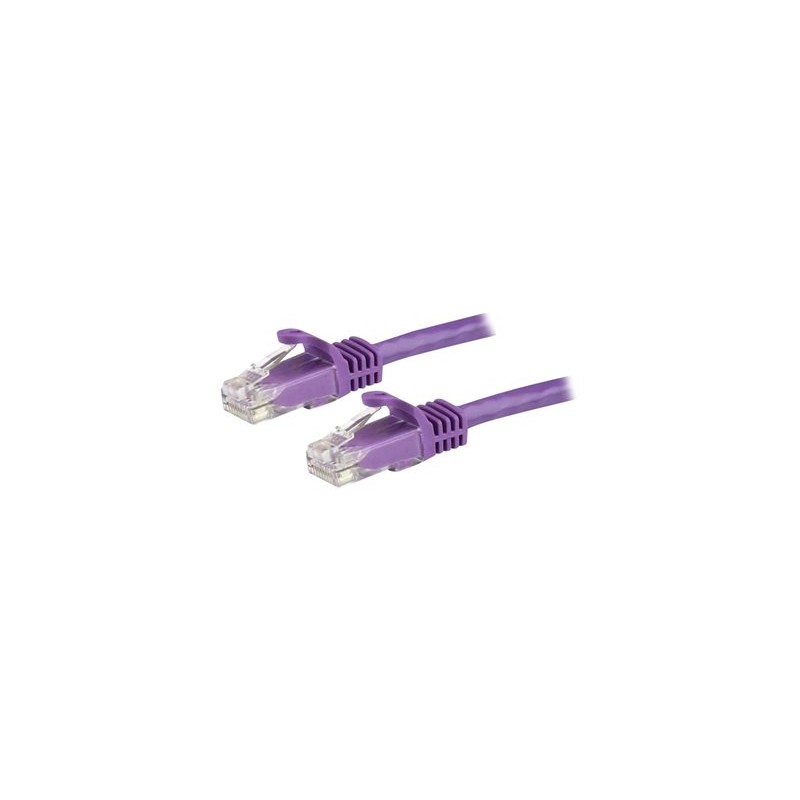 Startech 7.5 M CAT6 Cable - Purple/Snagless - 24 AWG Copper Wire