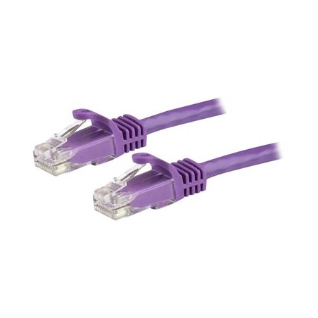 7.5 M CAT6 CABLE - PURPLE/SNAGLESS - 24 AWG COPPER WIRE