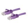 Startech 7.5 M CAT6 Cable - Purple/Snagless - 24 AWG Copper Wire