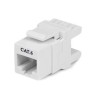 Startech 180 CAT 6 Keystone Wall Jack/.