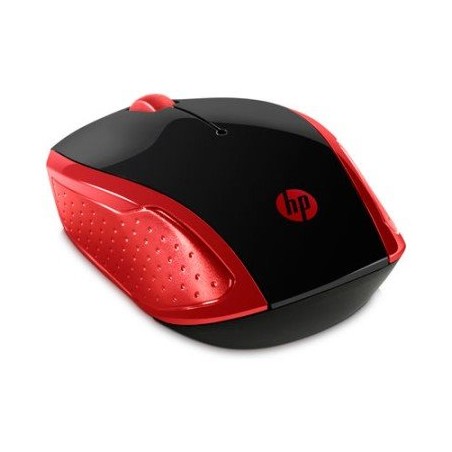 HP myš - 200 Mouse, Wireless, Empress red